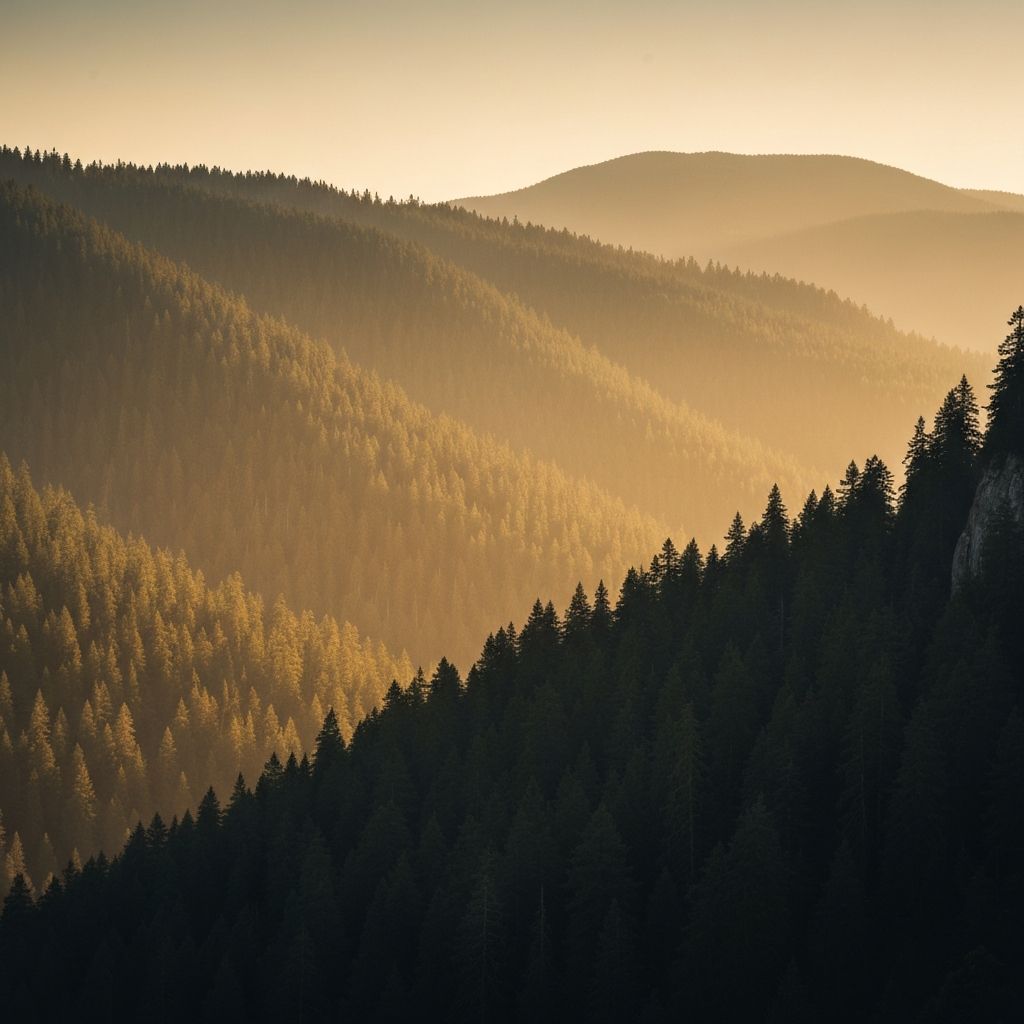 Φυσικό τοπίο που συμβολίζει την αρμονία και την ισορροπία